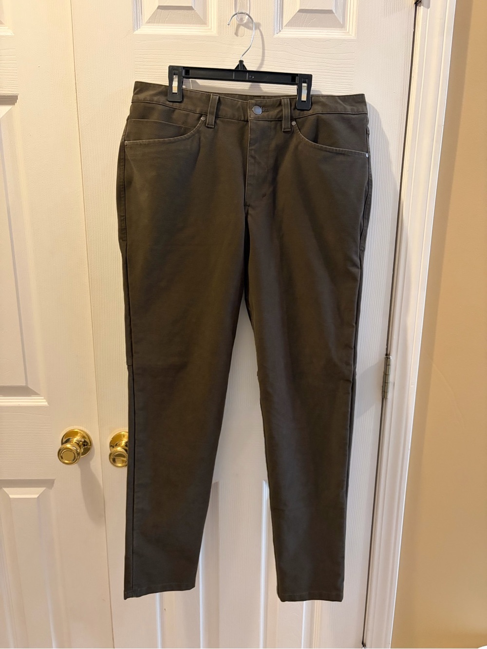 lululemon athletica Olive Green Slim Chinos